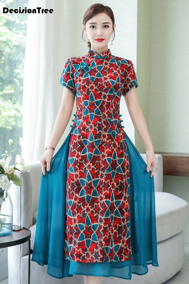 vietnam aodai chinese traditional dress chinese dress qipao long chinese cheongsam dress chinoise modern cheongsam dress