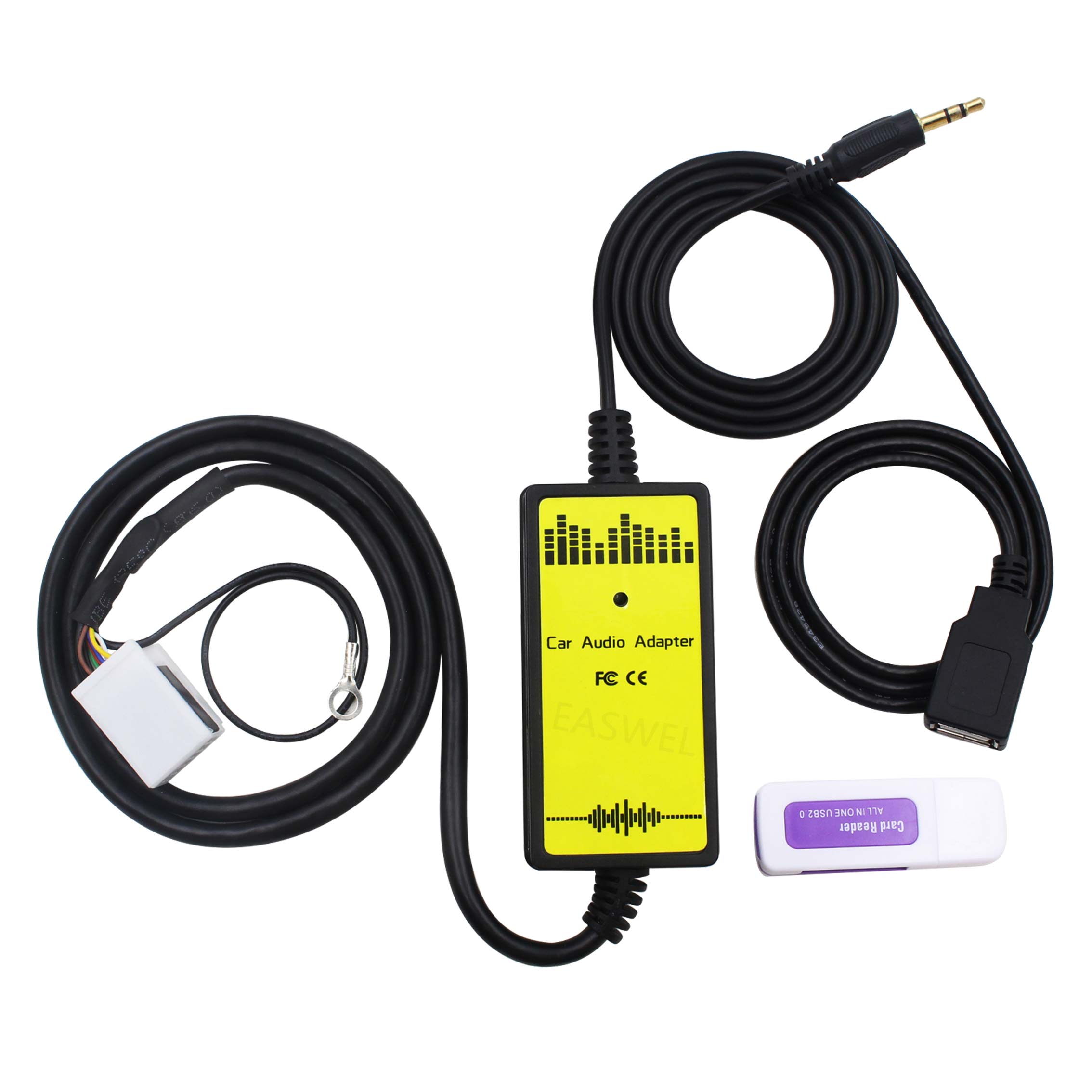 Auto Usb Aux-In Adapter MP3 Speler Radio Interface Voor 12 Pin Skoda Seat Kit