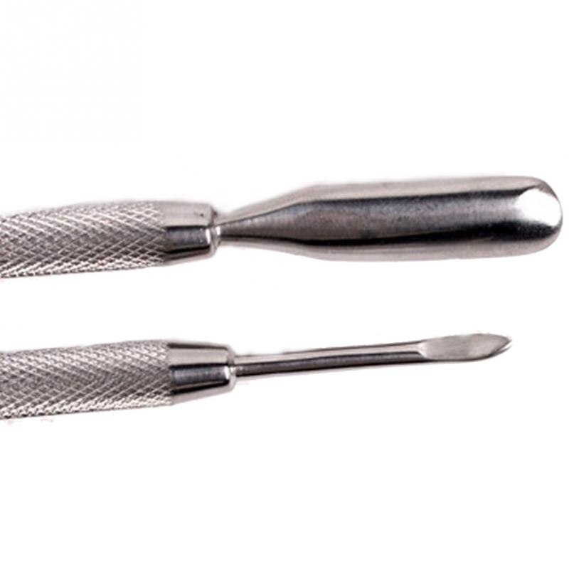 Herramientas para clavos de acero inoxidable cutícula cuchara de empuje removedor de manicura o pedicura herramienta de cuidado cutícula cortador monitores de salud