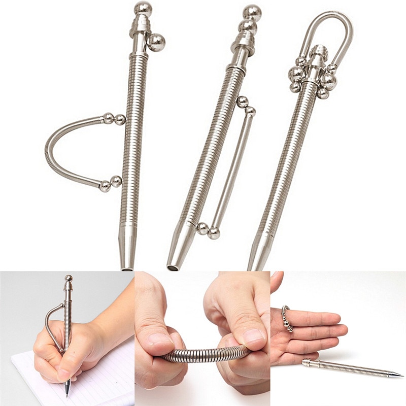 1 Set Fidget Pen Metal Pen Magnetic Pen Fidget Hand Spinner Spinner For Autism and ADHD Antistress Fidget Toy