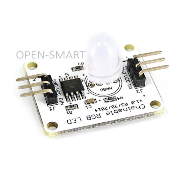 Multi-farbe RGB modul/voll farbe LED licht display modul/8mm hohe helligkeit nebel RGB licht /können in reihe geschaltet werden