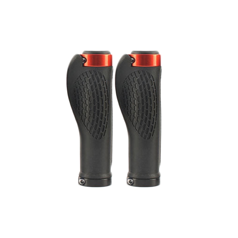 Ergon bar ende håndtag greb cykel mountainbike mtb ergonomisk 1 par: Rød