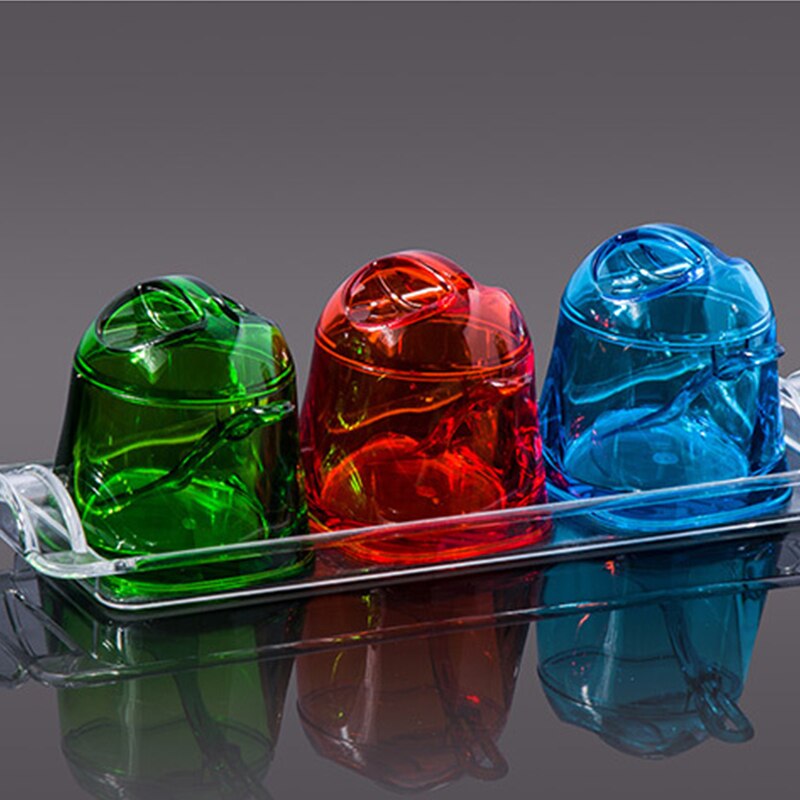 Kitchen Jam Bottle Honey Bottle Kitchen Condiment Candy Jars Storage Container Durable Acrylic Sauce Box Transparent Jam Bottles: Red