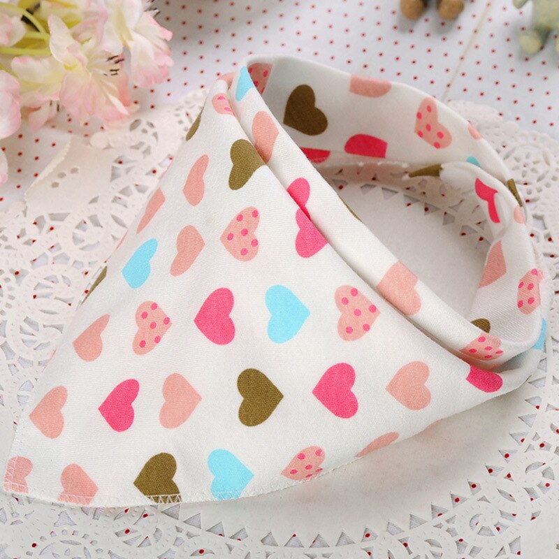 Dubbele Lagen Katoenen Baby Bandana Slabbetjes Burp Doeken Mooie Cartoon Dier Ster Beby Kids Dribble: A22