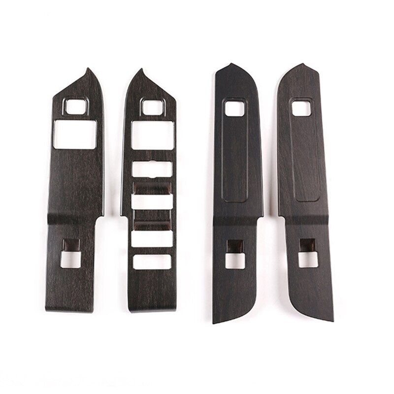 Car Accessories for Land Rover Defender ABS Window Lift Switch Buttons Frame Cover Trim Stickers RHD