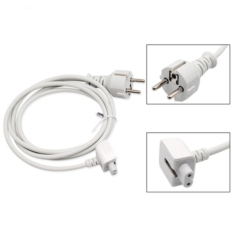 1.8m oss uk eu støpsel forlenger strømkabel ledning til macbook pro luft lader kabel bærbar pc шнуров strømkabel adapter