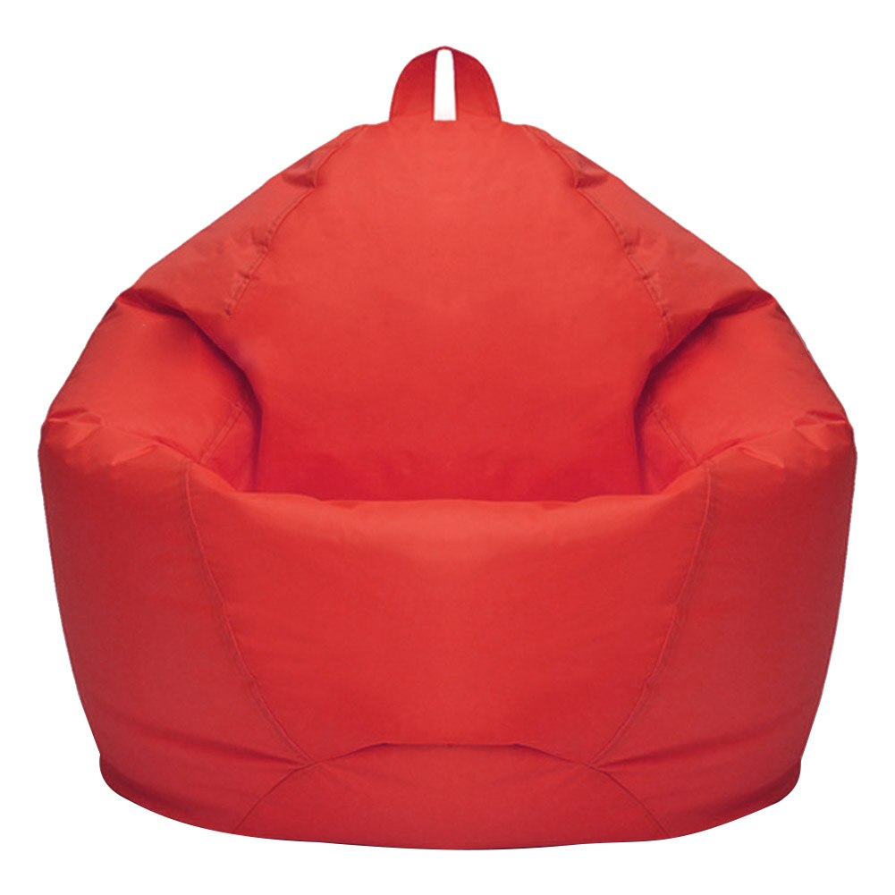 Style nordique haricot sac couverture meubles chambre canapé doux intérieur paresseux chaise longue adultes enfants maison sans remplissage salon canapés: Rouge