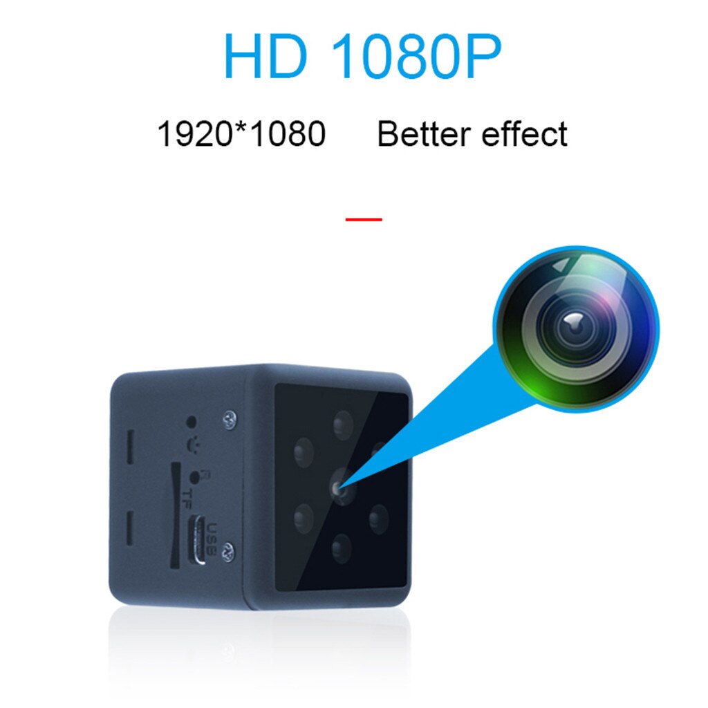 Bevægelsesdetektering rekord opbevaring kamera bærbar hd sport kamera udendørs sport hovedmonteret  hd 1080p normale linser tilbehør