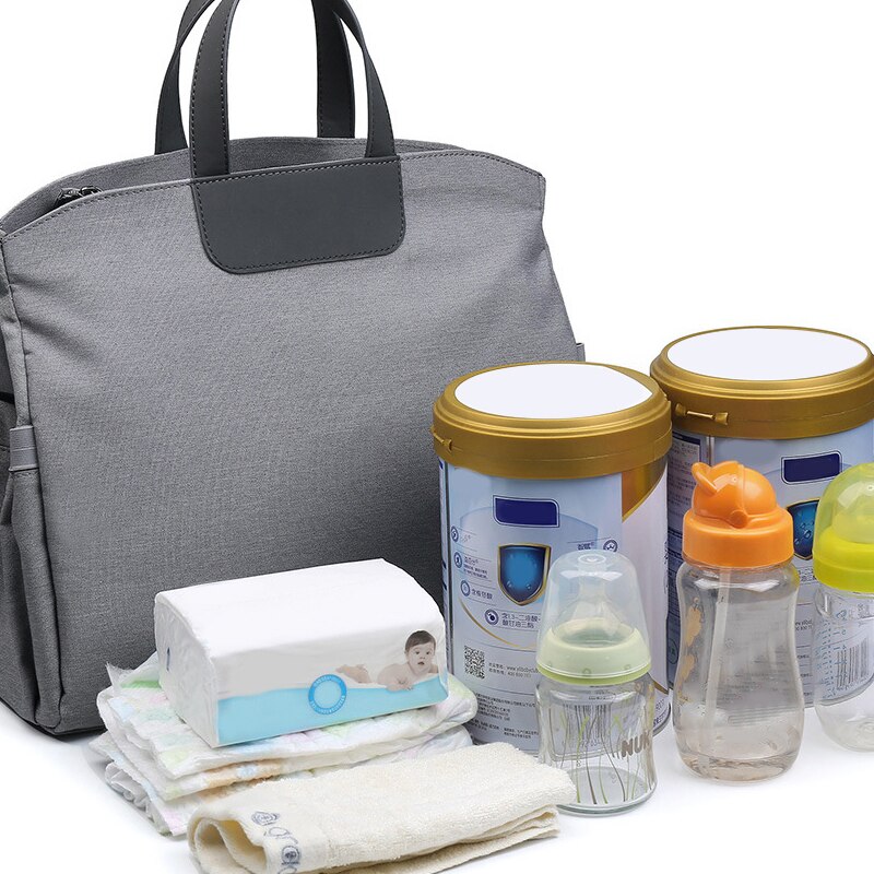 Luiertas voor mama, schoudertas voor mama, reistas voor mama, kinderwagen, baby-opbergtas, verzorgingstas, multifunctionele mummie-handtas