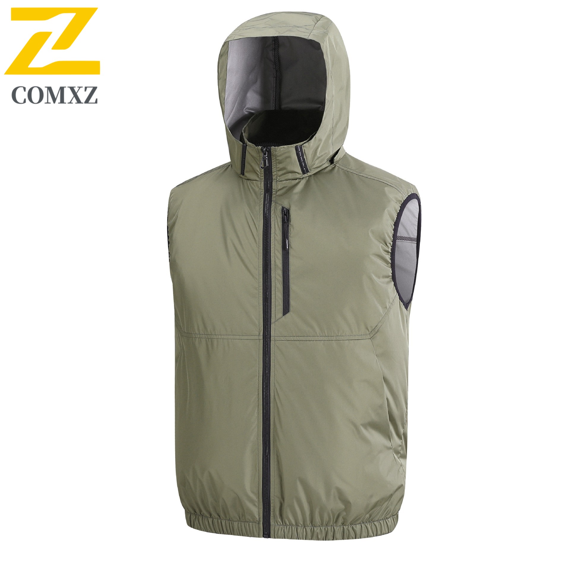 Herren-arbeitsweste mit Ventilator, ärmellos, wärmeableitend, für klimaanlagen und kühltechnik, geeignet für sommerfischen, tarnjacke