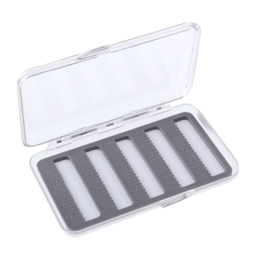 Clear Slim Fly Fishing Box Slit / Easy Grip Foam C... – Grandado