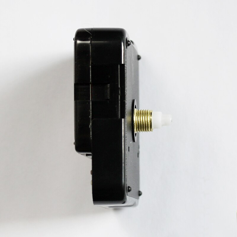 6168 S 6mm Schroef as lengte Quartz Met 27 # Zwart lange Handen noten Plastic Sweep Beweging Klok Accessoire DIY Klok Kits