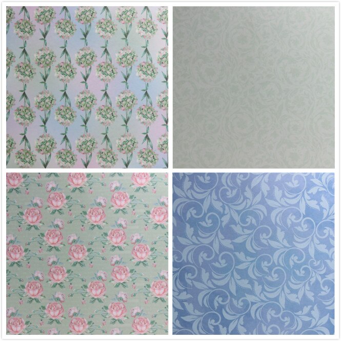 KSCRAFT 12pcs 6" Single-side Printed The Meaning Of Love pattern papercraft art paper handmade scrapbooking set book