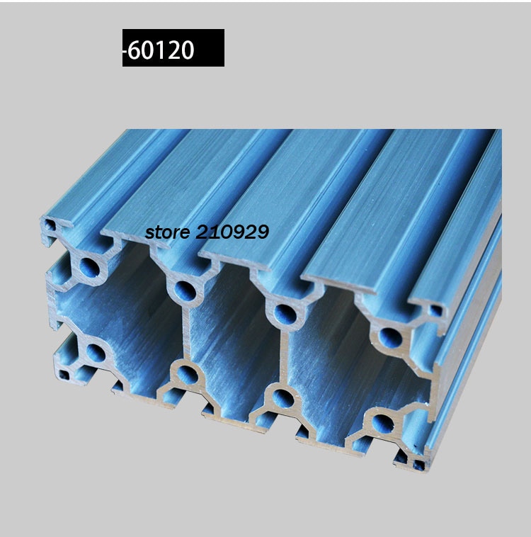 Profilé en aluminium 60120 pour porte et fenêtre CNC, 1 pièce l1000 mm, équipement de cadre