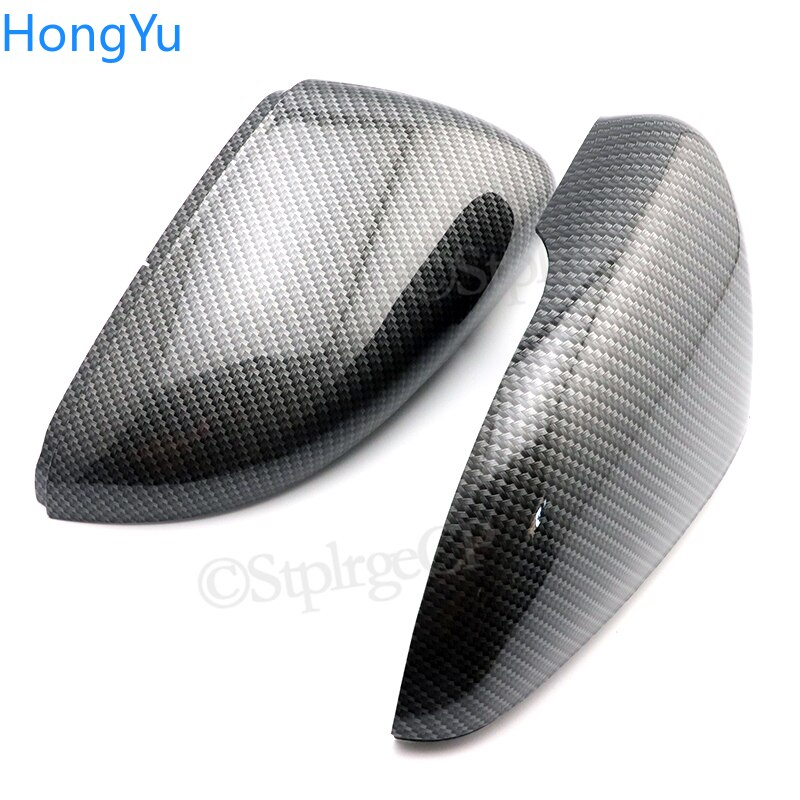 2 stk. sidespejl dæksler til vw golf 6 gti 6 golf 6 r mk6 r20 touran par vinge bakspejl cover cover cap cap sort