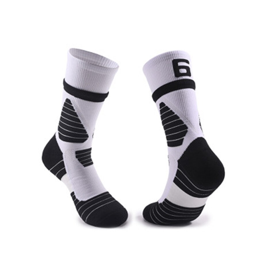 Calcetines deportivos de nailon para adultos, medias de ciclismo, fútbol, baloncesto, talla única: 7