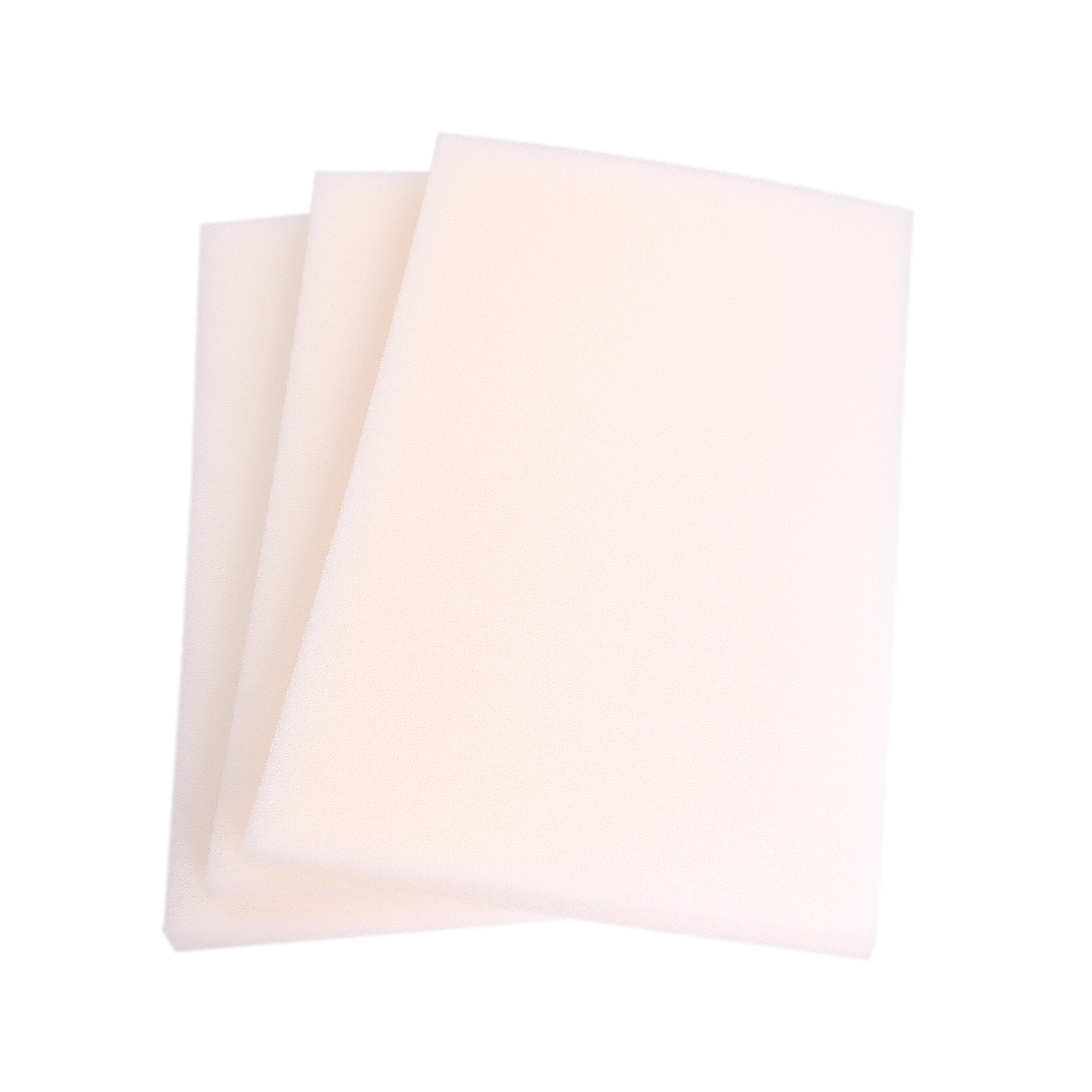 Garden Fish Pond 30ppi Plain Fine Foam Filter Sponge Set 17" x 11", thickness 25mm