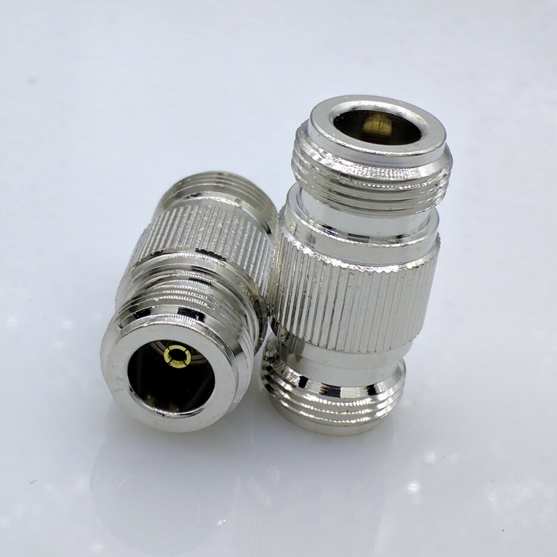 1pc N-Type N-KK N Female to N Female Dual Pass Connector RF Coaxial Connectors Convert Adapter Signal booster