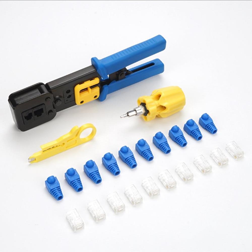 Cat6 Cat5 RJ45 Crimper Crimping tool set network cable crimping pliers network lan Tool Kit Network Cable Pliers