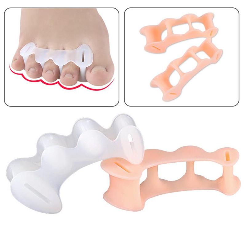 EEN paar Hallux valgus orthese Siliconen Separator Hamer Teen Bunion Relief Hallux Valgus Voeten Care Tool