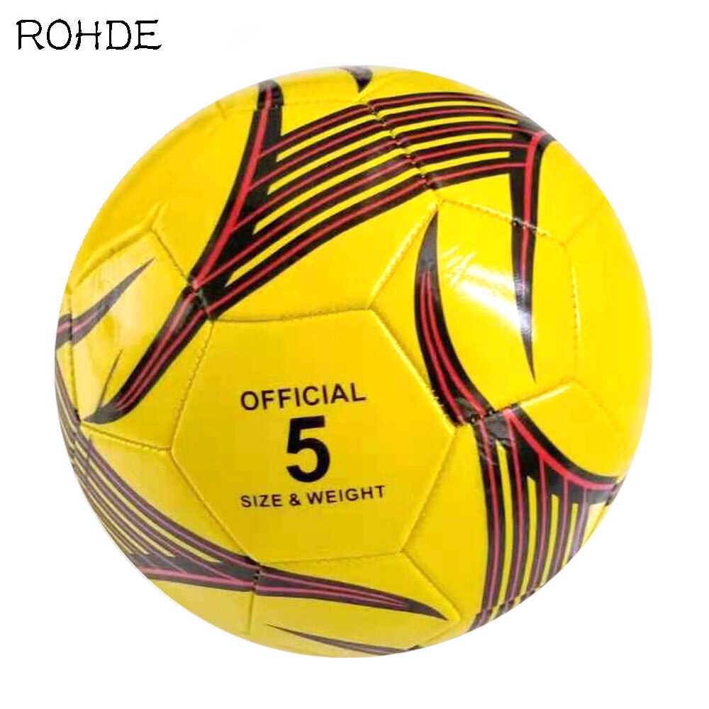 ROHDE Newest Adult Soccer Ball Standard Size 5 PVC Material Sports Match Training Mechanism Football B-1: picture14