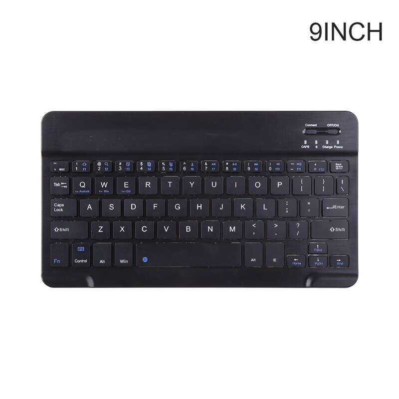7/9/10 Inch Draadloze Bluetooth-Compatibel Lichtgewicht Oplaadbare Toetsenbord