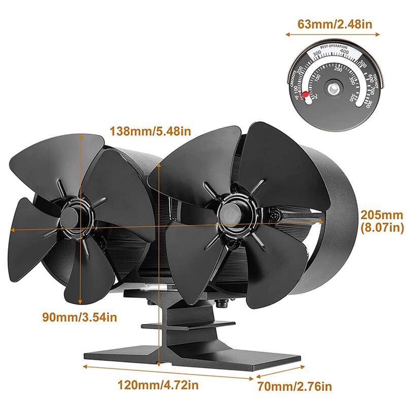 Förderung! Kamin Fan, Wärme Versorgt Holz Herde Fan, Für Holz Brenner/Brennen/Protokoll Brenner Herde, eco Freundliche Fan Zubehör