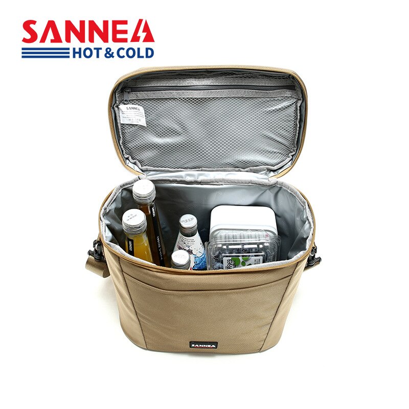 Sanne Stijl 10L 600D Waterdichte Oxford Doek Koeltas Draagbare Thermische Geïsoleerde Ijs Zak Herbruikbare Picknick Koeltas Lunch