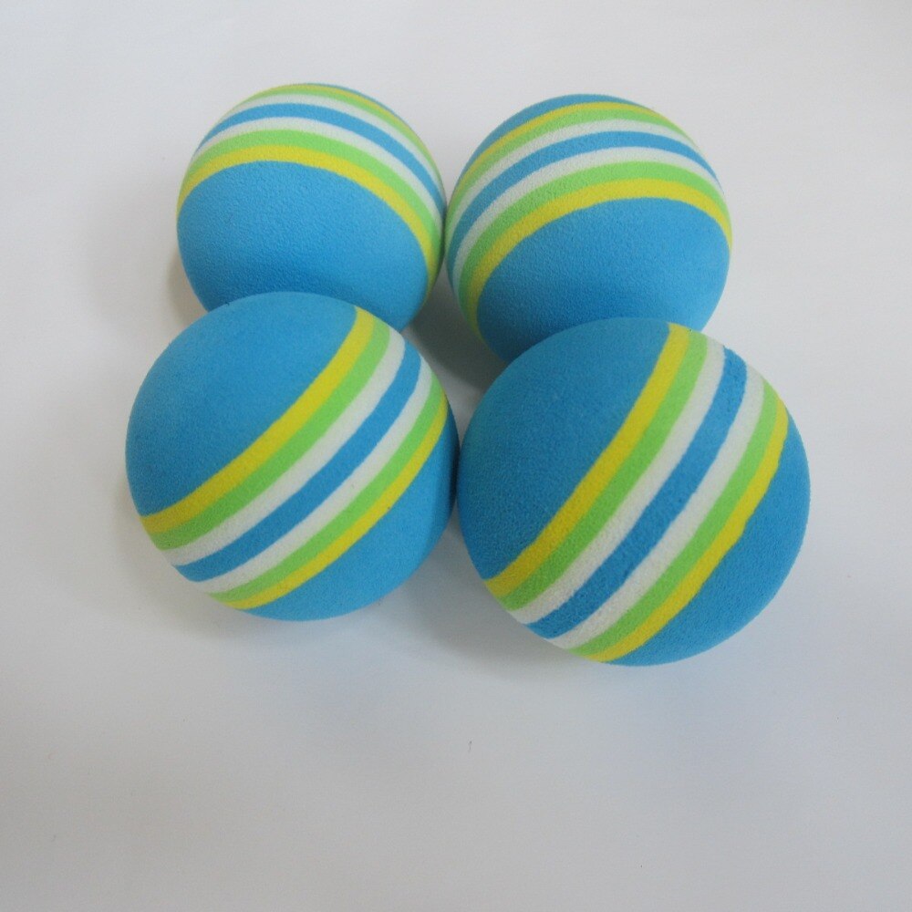 12ea inomhus övningsboll för golf i flera färger svampboll eva mjuk boll regnbåge boll