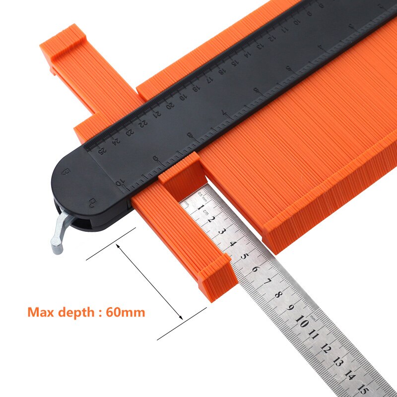 5 ''/10'' kontur Messgerät mit Metall sperren 130mm Erweitern Profil Messgerät Unregelmäßige bilden Duplizierer Fliesen Laminat fliesen Kennzeichnung Werkzeug