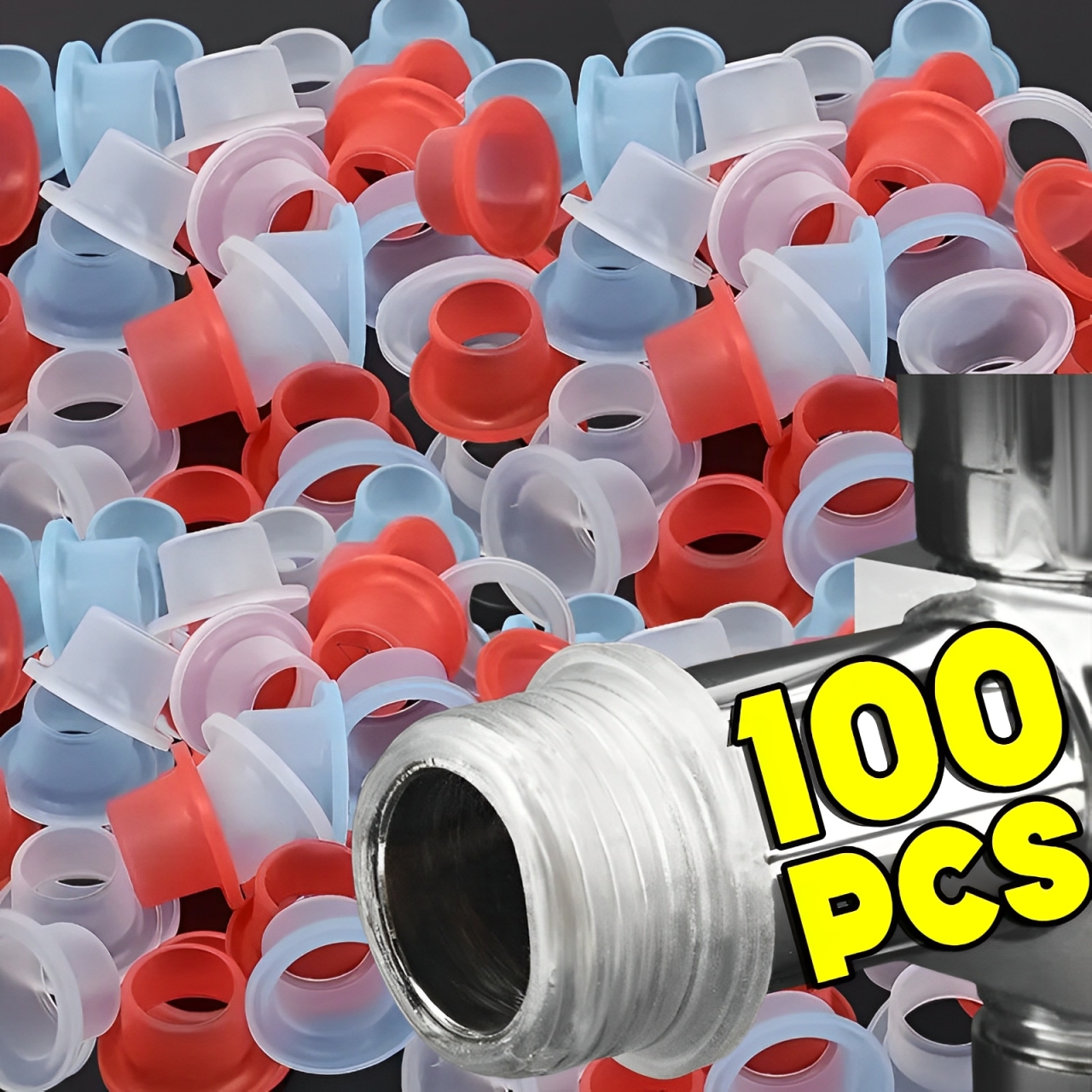 Siliconen Kraan Lekvrije Afdichting Pakking Klep Schroefdraad Pijp Slang Wasmachine Naadloze Afdichting O Ring voor Sanitair Plug Voorkomen Lekkage