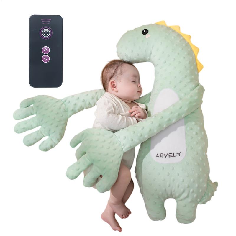 Palma calmante para bebé, chupete automático para dormir con relleno de animales, velocidad ajustable, Control remoto, compañero para dormir para bebé