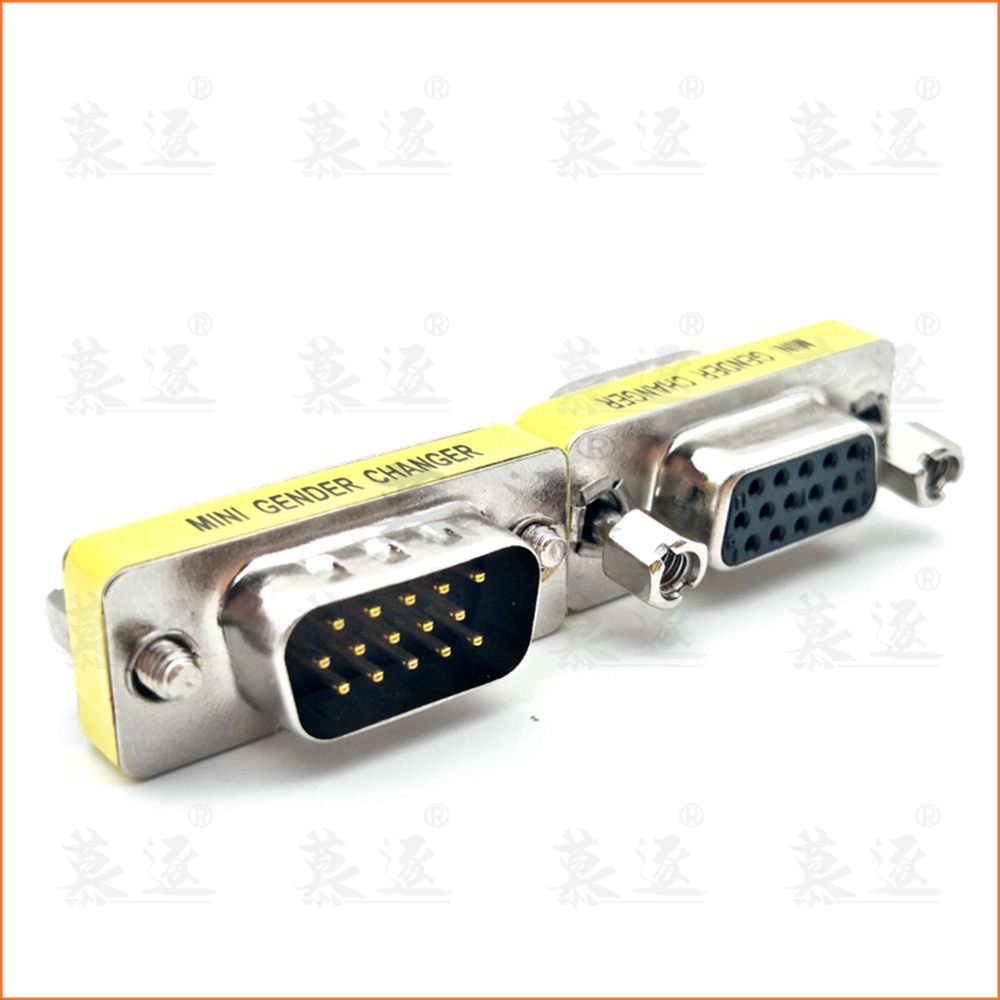 VGA male to male Female to female Male to female jack DB15 pin Convertor Adapter for Monitors Projectors VGA Splitters KVM