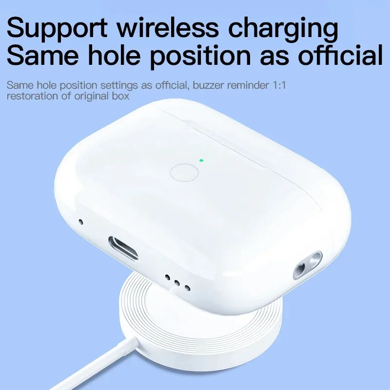Bluetooth Headphone Wireless Charging Case For AirPods Pro 1 2 3 Charger Box Charging Compartment Replacement For AirPods 1&2