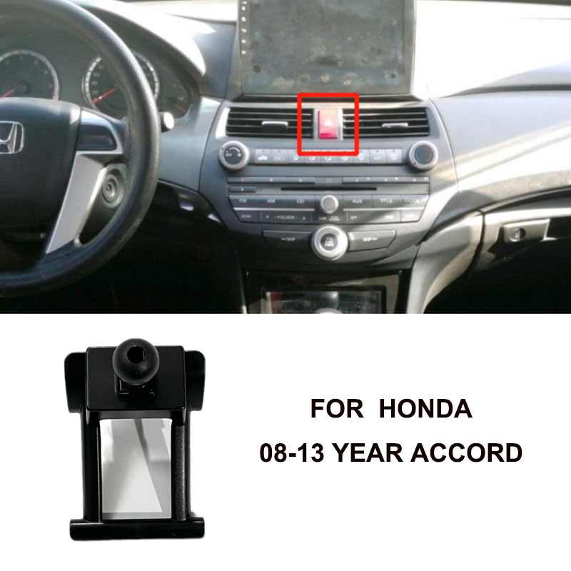 Para honda suportes de telefone do carro base de montagem suporte accord 2004-2024, crv 2008-2024, civic 2006-2024, ajuste jazz 2008-2022