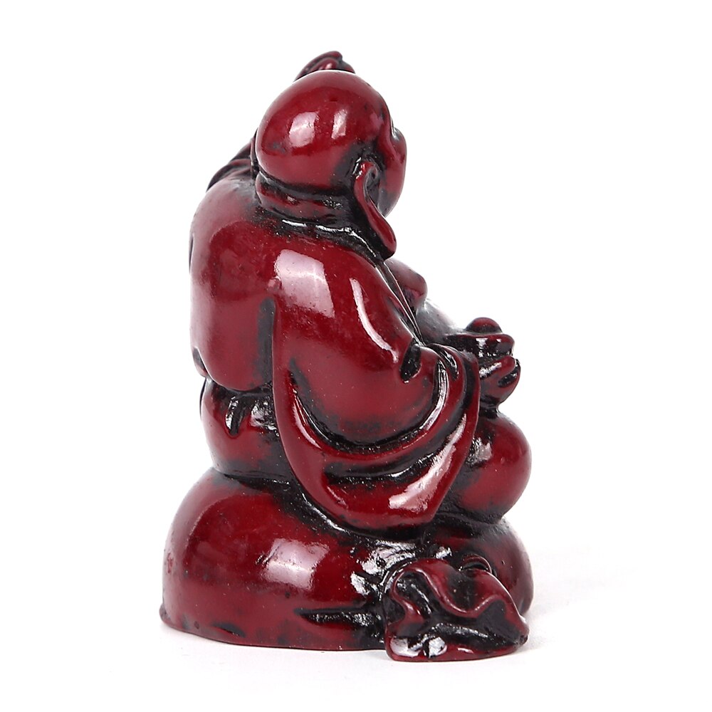 Set zes Boeddha groep hars Maitreya huis Feng Shui ornamenten lachende Boeddha grote buik Boeddha ambachten ornamenten