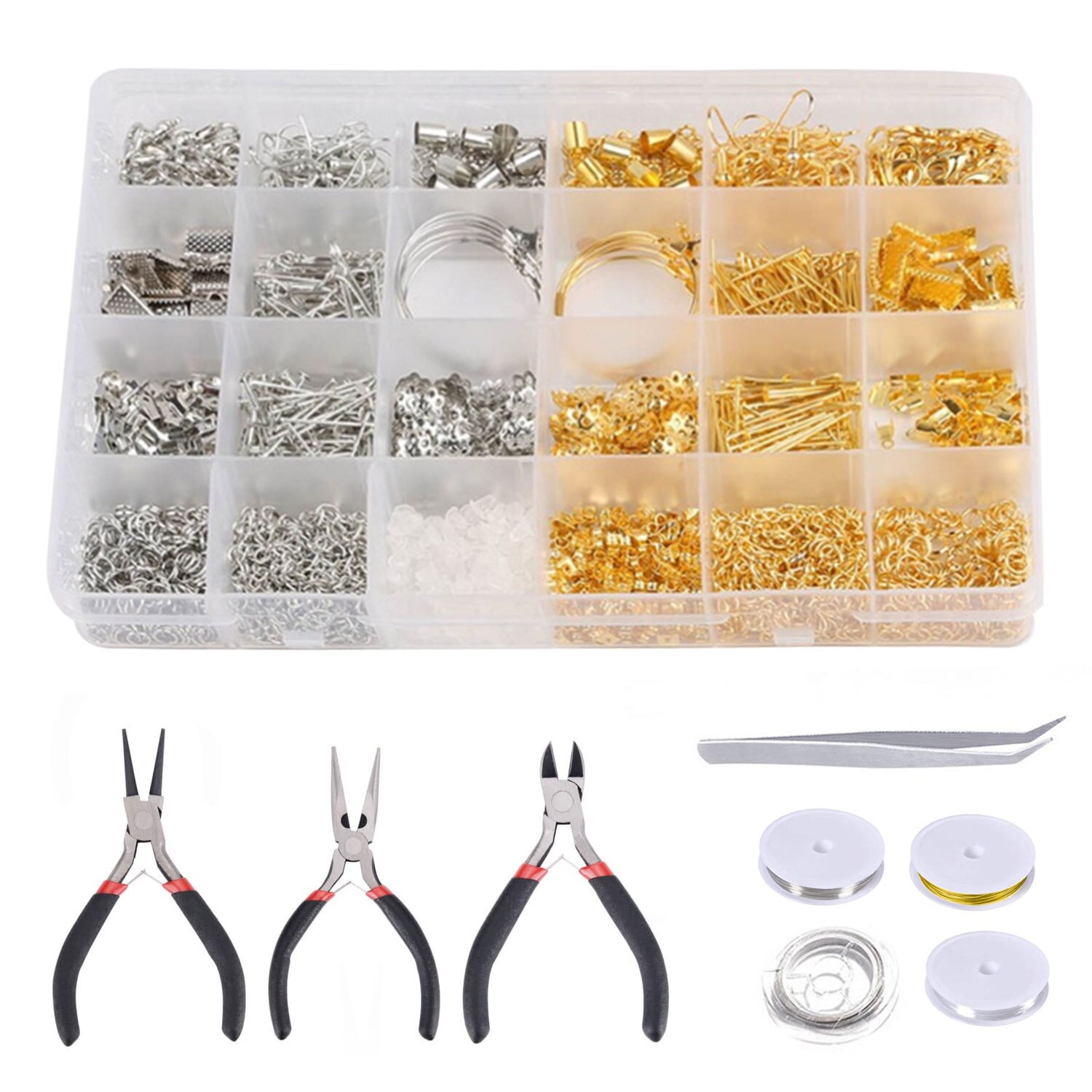 Diy Sieraden Maken Kits Ring Oorbel Backing Backs Haken Berichten Sieraden Maken Supplies Voor Diy Repareren Maken Earring Leverancier