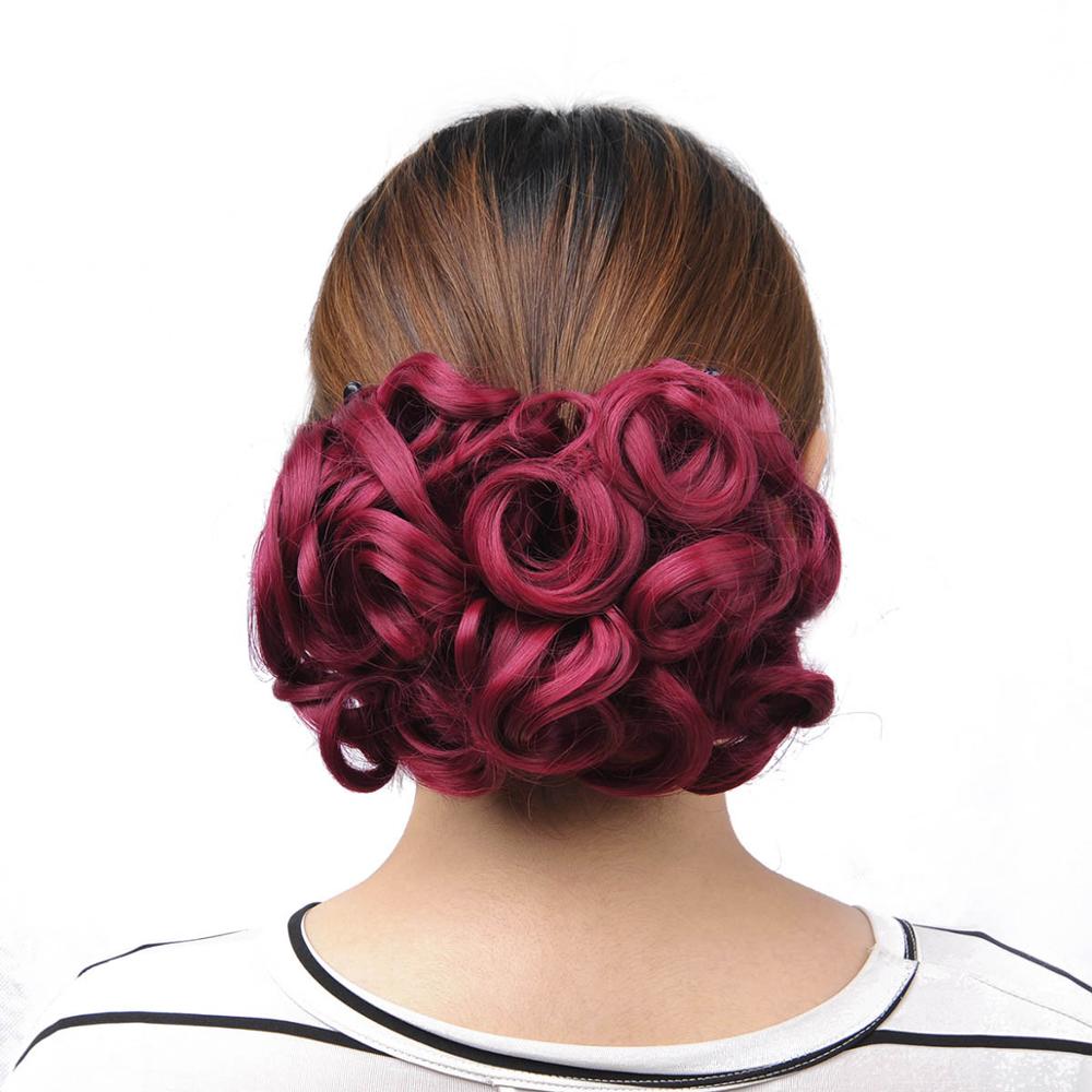 Oubeca Short Messy Curly Hair Buns Extensions Easy Stretch Hair Combs Scrunchie Chignon Clip In Ponytail Extensions For Women: Bug