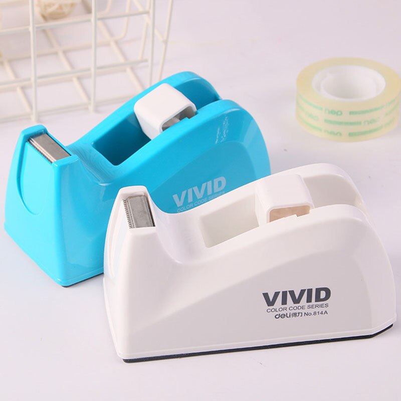 Suporte de Fita dispensador de fita dos artigos de papelaria para material escolar Portátil Assento Fita do Cortador de Fita Adesiva Scotch Fita ferramentas de escritório