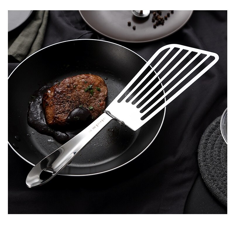 1 pièces pelle à Steak frit 304 acier inoxydable poisson Teppanyaki pelle plat tarte Omelette Pizza crêpes outils de haut de gamme