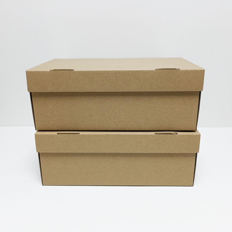 5Pcs/lot 3-layer Corrugated Shoe Box Handmade Package Carton Business Mailing Box Cardboard For Packaging Box