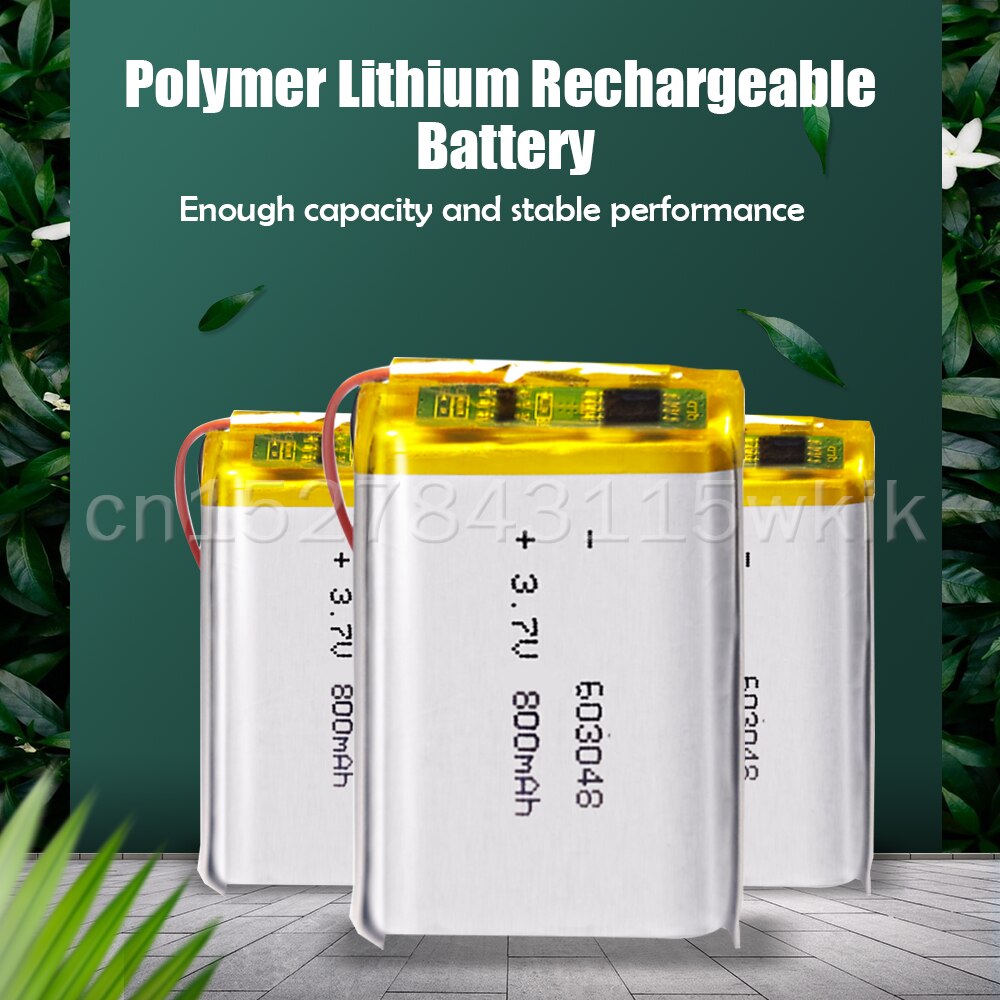 503048 053048 3.7V 800Mah Oplaadbare Lithium Polymeer Batterij Voor MP3 MP4 Gps Rijden Recorder Bluetooth Headset Li Ion mobiele