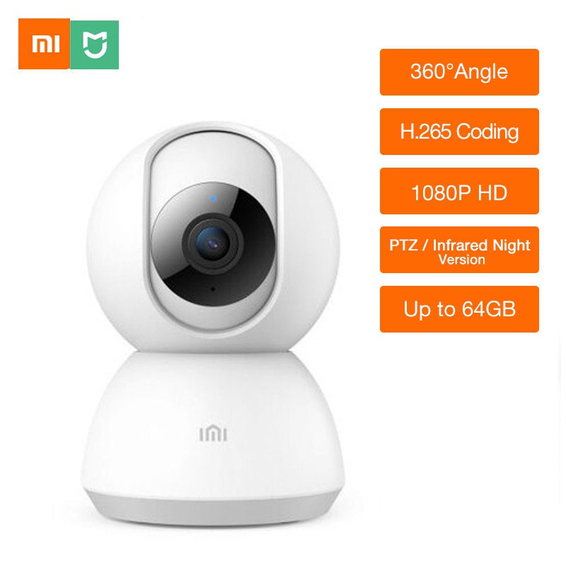 100% Originele Xiaomi Mijia Chuangmi 360 Hoek Webcam 1080P Hd Smart Ip Camera Nachtzicht Home Security Ip Wifi camera Cam