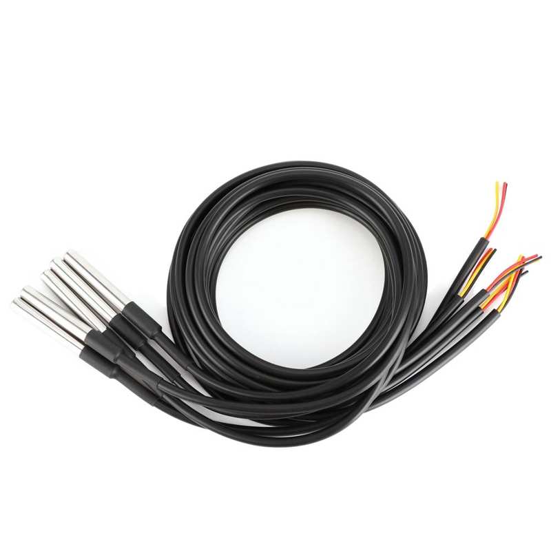 DS18B20 Stainless Steel Waterproof Temperature Thermometer Probe Sensor