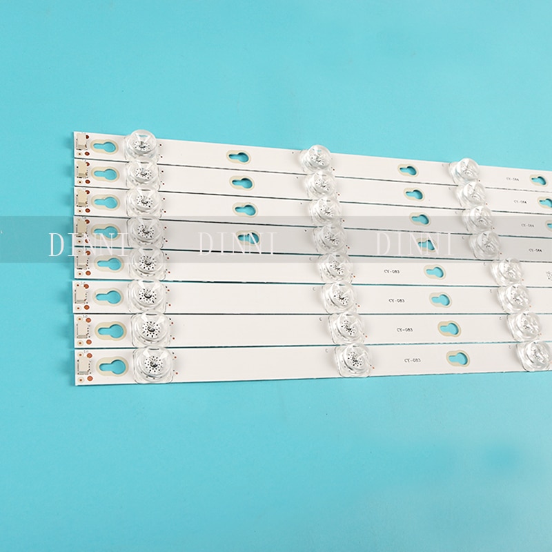 8PCS for TCL D50A630U L50E5800A-UD LCD backlight strip 4C-LB5004-HR03J 4C-LB5005-HR03J 4C-LB5004