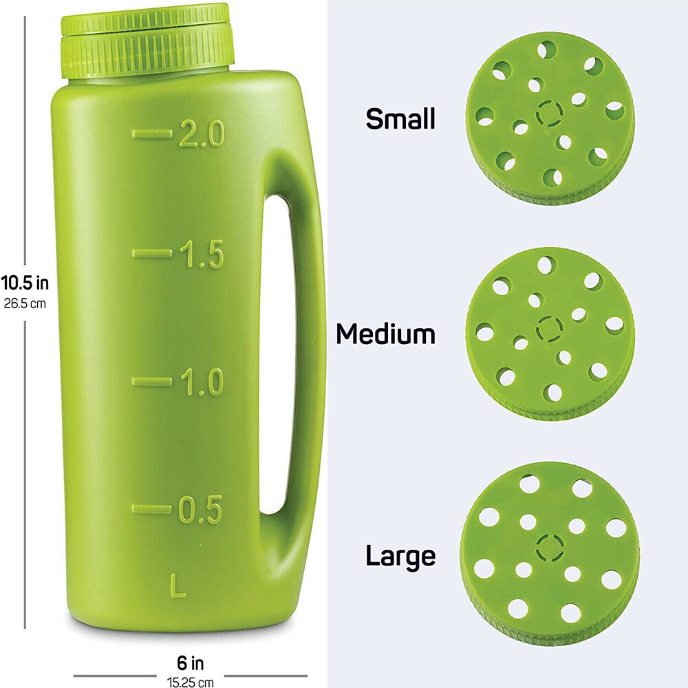 Multifunction Hand Held Spreader Adjustable Hole Size Lawn Fertilizer For Seed Fertilizer Pot Fertilizer Salt Bottle Sprinkler
