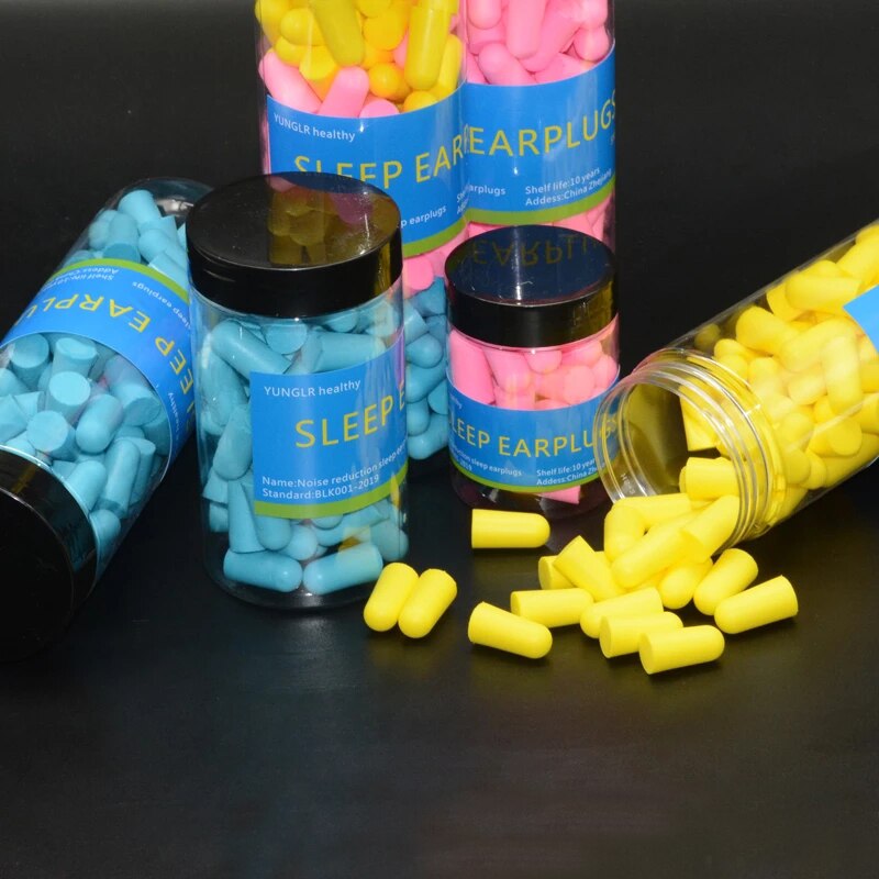 Ear Plugs Earplugs Noise Reduction Ear Plug Foam Oordopjes Slapen Sleep Anti Noise Reduction Music Cancelling Insulation Earplug