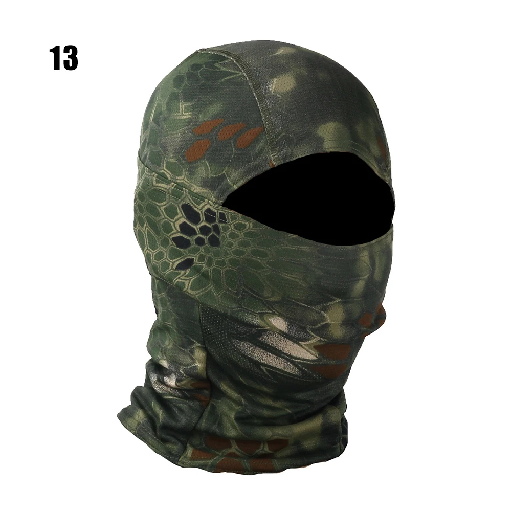 Pasamontañas de camuflaje, bufanda para cara completa, esquí, ciclismo, máscara facial completa, cubierta para cuello, calentador de cabeza, gorro deportivo, forro para casco: Morado
