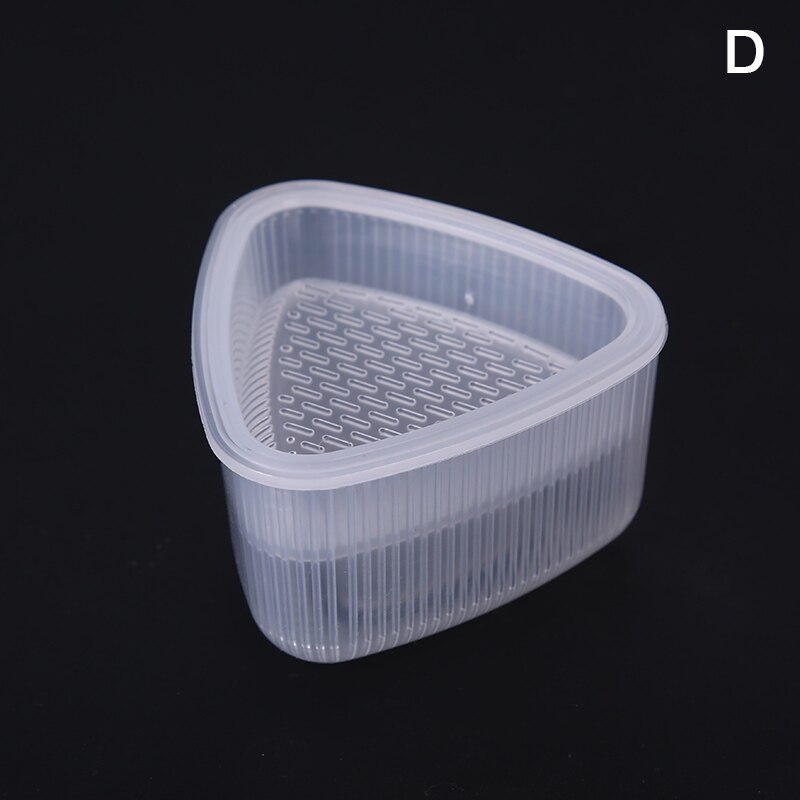 Clear DIY Sushi Mold Practical Kitchen Bento Decorating Sushi Onigiri Mold Food Press Triangular Form Rice Ball Maker Accessorie: D