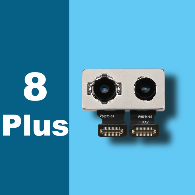 Original rear camera for iphone 7 8 x xr xs max 11pro 12 pro large rear camera flexible cable replacement for iphone x camera: rear camera for ip8P